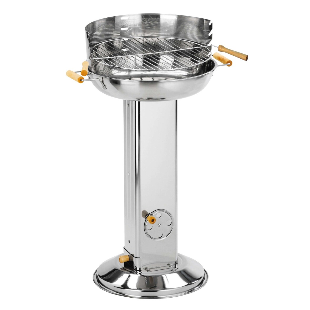 HI 60178 Edelstahl Säulengrill Rundgrill