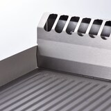 thumbnail of Stalgast Edelstahl Gas-Griddleplatte als Tischgerät, 800x700 mm, glatte Grillfläche, Serie 700 ND