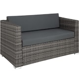 thumbnail of Rattan Lounge mit Aluminiumgestell München inkl. Bezüge in 2 Farben  
1