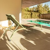 thumbnail of Now's Home - Lot De 2 Chaises Longues En Acier Inoxydable Vert