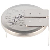 thumbnail of CR2032-1GU Lithium Knopfzelle liegend Printausführung 3er Print, mit ca. 10mm Printabstand am Pluspol 2er Print