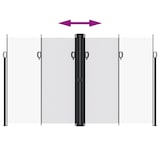 thumbnail of vidaXL Seitenmarkise Ausziehbar Weiß 200x1000 cm