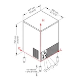 thumbnail of Brema Máquina de Gelo - CB 425A HC - 48 kg/24h