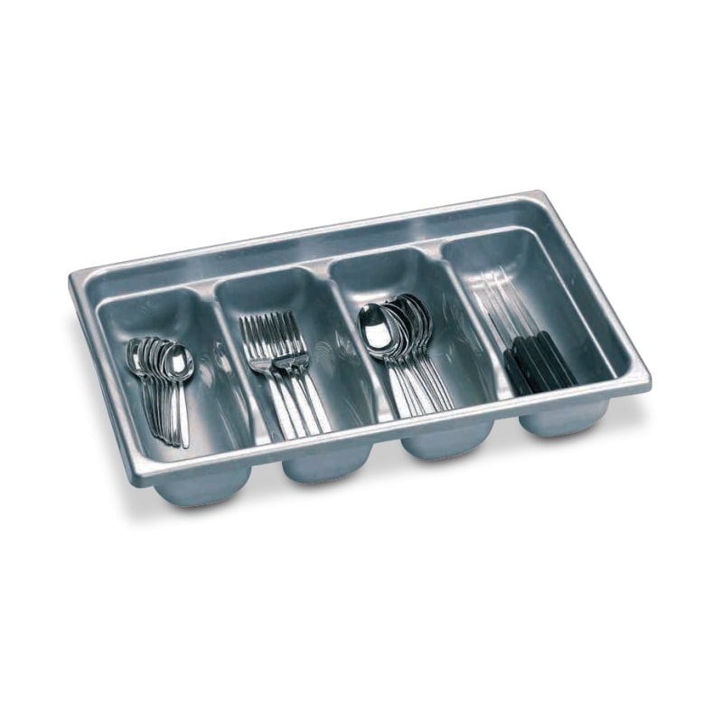 Fricosmos Cubertero plástico gris gn 1/1