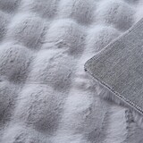 thumbnail of Hochflorteppich Einfarbig Kuschelig Waschbar Strapazierfähig Wohnzimmer Schlafzimmer Läufer Silber 80x250 cm – ALBA von Kadima Design