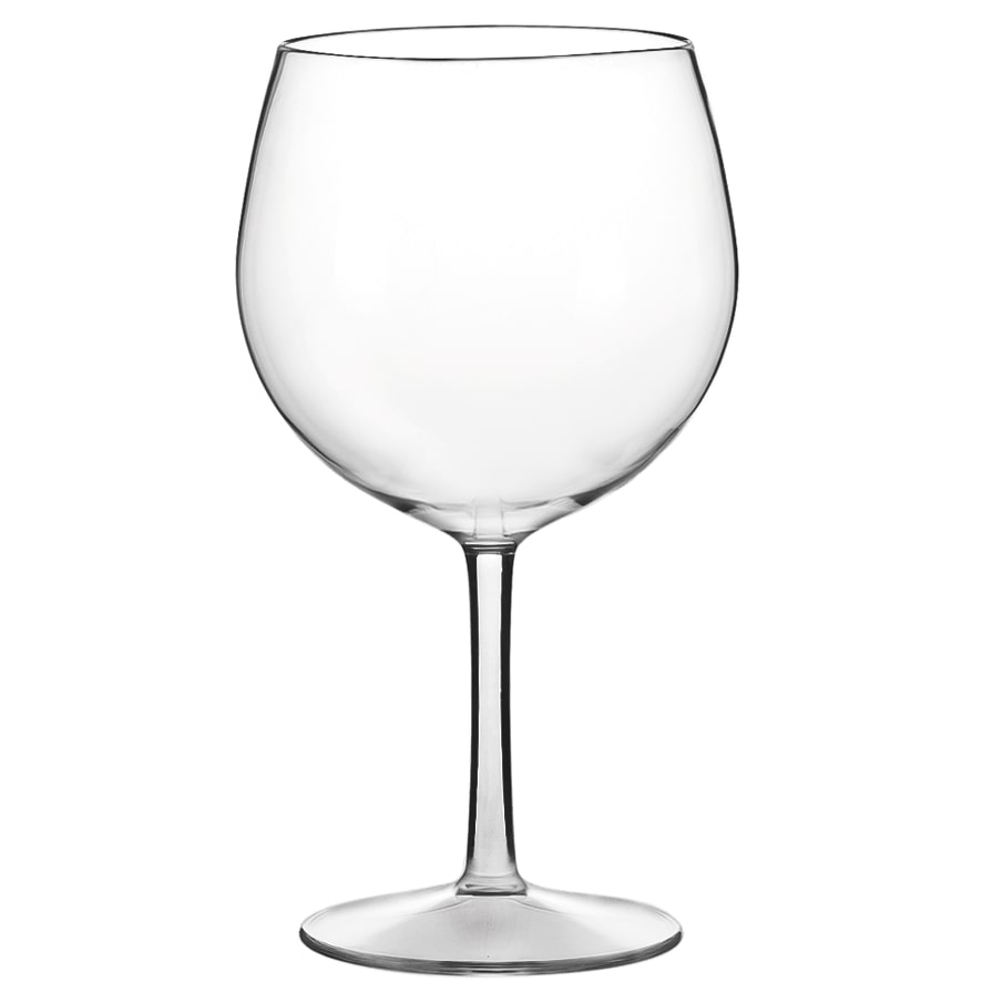 NS Calidad-Copa de balón plástico transparente reutilizable 700 Ml (Cajas de 8 Uds.)