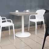 thumbnail of Bolero Tischfuß rund aus Gusseisen in weiß Ø580mm