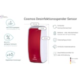 thumbnail of SET: Desinfektionsspender SENSOR Cosmos +Bodenständer Edelstahl +Infotafel +3x 1-Liter Hautdesinfektion +prof. Hygieneplan