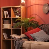 thumbnail of Relaxdays LED Ring Deko, für Tisch & Fensterbank, mit Fuß, Ø 25 cm, ganzjährig, Metallkranz, batteriebetrieben, silber