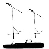thumbnail of Kit 2 Pieds + 2 Micros Karaoké Chant + sacs KMS-07 NOIR