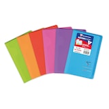 thumbnail of Clairefontaine 10x Koverbook Heft 9x14 cm, 48 Blatt kariert, Einband aus transparentem PP, Farben sortiert - Sortiert 921601C