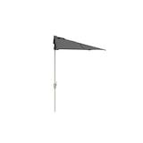 thumbnail of METRO PROFESSIONAL Demi-parasol rectangulaire, acier/aluminium, 2.1 x 1.3 m, avec manivelle, hydrofuge, gris/platine
