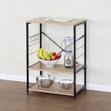 thumbnail of Max Home Mueble auxiliar cocina madera y acero máx.18 kg