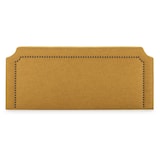 thumbnail of Tête de lit tapissée Leonor 140x60 cm Moutarde, Clous en Marron