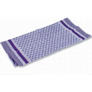 11x Grubentuch aus 100% Baumwolle, Farbe: blau / grau kariert,