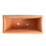 thumbnail of Biscottini Vasi per fiori 61x29x27 cm - Vaso rettangolare in Terracotta - Fioriera esterno da giardino - Vasi da interno - Cassetta per fiori balcone