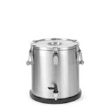 thumbnail of HENDI Isolierter tragbarer Behälter - mit Ablasshahn, Profi Line, 20L, Silber, ⌀330x(H)360mm