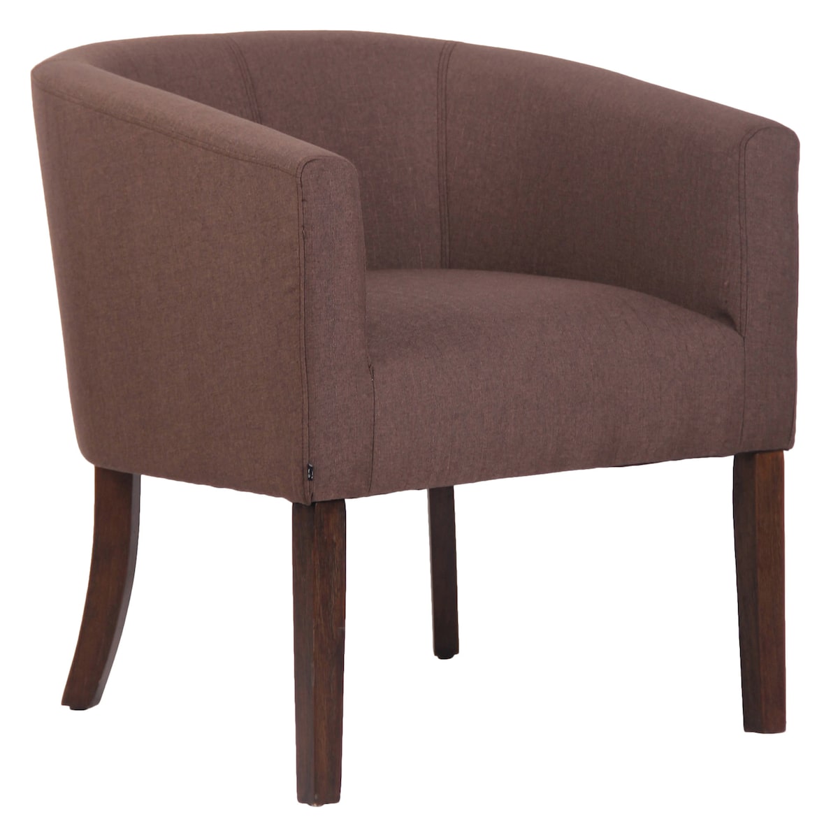 Sessel Nemea Stoff braun/antik