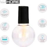 thumbnail of WellHome - 10er-Set warmweiße Solarleuchten - Solarpanel und wiederaufladbarer Akku inklusive