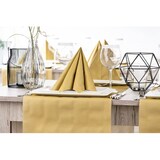 thumbnail of Mank Airlaid Tischläufer im Prägedruck Ludo in Gold, 40 cm x 24 m, 1 Stück - Tischtuch Tischband Retro Ornamente Struktur