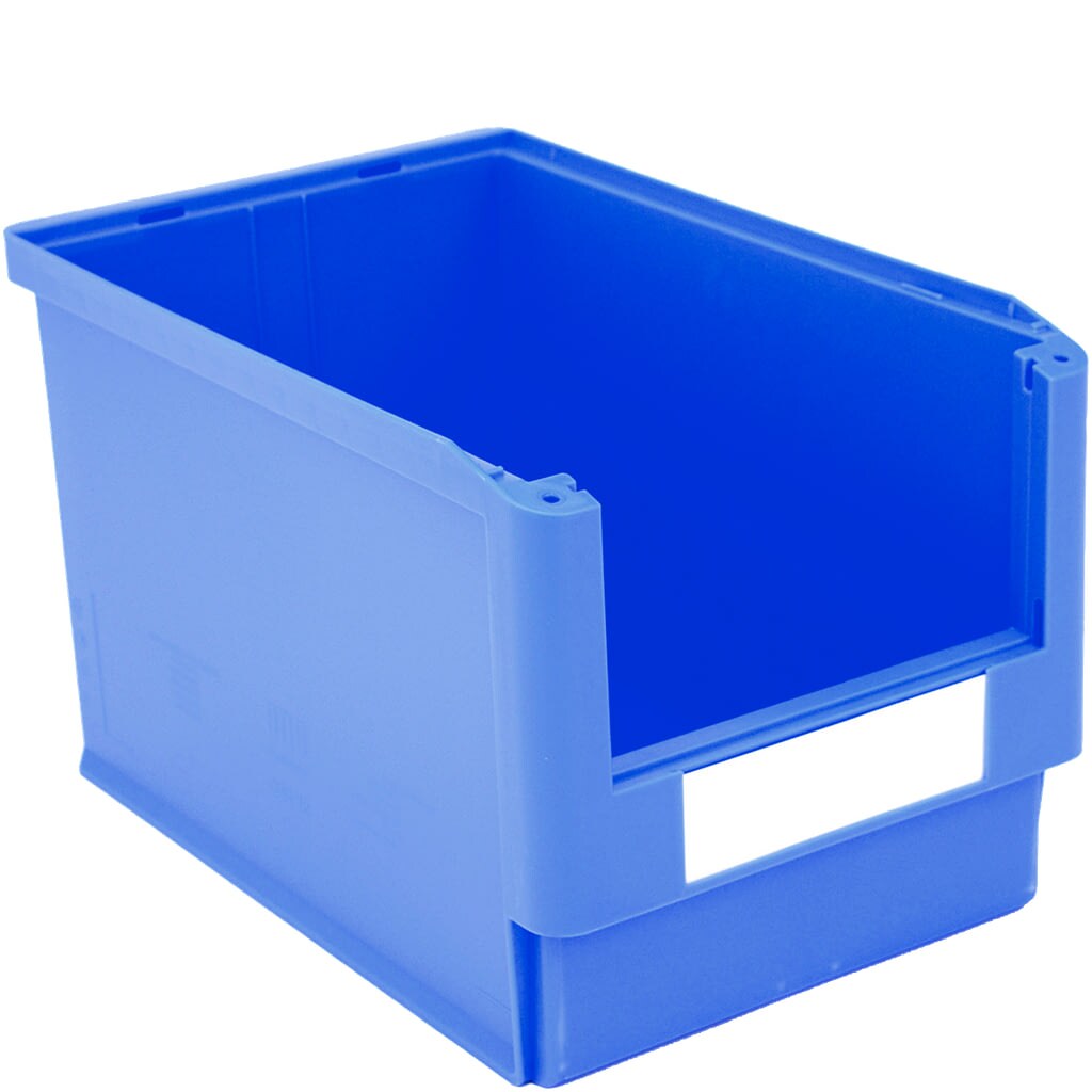 Bacs à bec, série SK L500 mm x l313 mm x H300 mm bleu / lot de 4 bacs