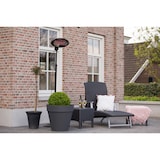thumbnail of Riscaldatore da terrazza Sunred Elektra Quartz - Alluminio - Rame - Lunghezza 52 cm - Altezza 180–214 cm - da pavimento - nero - 2000 Watt