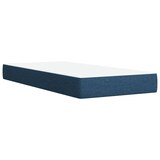 thumbnail of vidaXL Boxspringbett mit Matratze Blau 100x200 cm Stoff