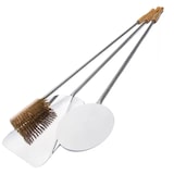 thumbnail of Giemme Spoleto - Conjunto artesanal de pás para pizza: pá para levar ao forno, palino e escova para forno