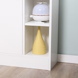 thumbnail of Kleankin Armário Casa de Banho com 8 Prateleiras e 1 Porta 71x22x100cm Branco