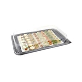 thumbnail of MONOUSO - Bandeja Reutilizable rPET con Tapa Negra 46x30cm (25 Uds)