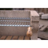 thumbnail of Grille de barbecue extensible, 60 x 40 cm, extensible de 62 à 72 cm, acier, 600 x 400 mm