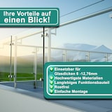 thumbnail of PRIOstahl Glaspunkthalter Glashalter 1 Stück mit M8x40mm Schraube Anschluss: Flach aus Edelstahl V2A