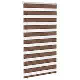 thumbnail of vidaXL Doppelrollo Braun 80x100 cm Stoffbreite 75,9 cm Polyester