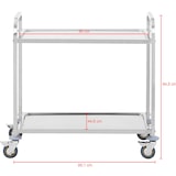 thumbnail of Royal Catering Carro de servicio - 2 estantes - hasta 160 kg