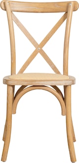thumbnail of Biscottini Silla de madera 88x42x44 cm | Apilable | Ratán y madera para cocina, comedor y jardín | Estilo Thonet vintage