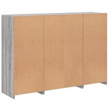 thumbnail of vidaXL Sideboards mit LED-Leuchten 3 Stk. Grau Sonoma Holzwerkstoff
