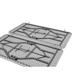thumbnail of METRO PROFESSIONAL Banketttisch klappbar, Stahl/Kunststoff, 152.4 x 76.2 cm, weiß
