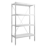 thumbnail of METRO Professional Scaffalatura GAR1100, alluminio / polipropilene, 99.2 x 41.5 x 168.5 cm, argento