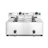 thumbnail of Hendi Friteuse Mastercook - mit Ablasshahn 2 x 8 l, 605x515x345 mm