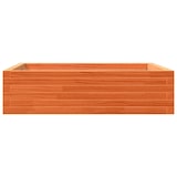 thumbnail of Helloshop26 - Fioriera rialzata per piante fiori patio giardino finitura a cera 90 x 90 x 23 cm legno di pino massiccio marrone 02_0038527