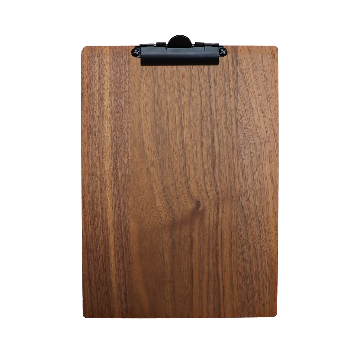 Hungry Club Porte Menu en bois A4 "Le Pincé" - Noyer - Pince Noire
