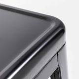 thumbnail of Lot de 4 tabourets de bar en acier noir mat