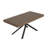 thumbnail of Niket uitschuifbare tafel 200/304x90 cm noten antraciet poten