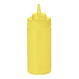 thumbnail of METRO PROFESSIONAL Flacon verseur souple hs016-1, polyéthylène/polypropylène, Ø 7 x 20 cm, 490 ml, avec bouchon, jaune