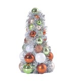 thumbnail of Tarrington House kerstboom Close To Nature, kunststof, 14 x 14 x 25 cm, lametta + 50 kerstballen