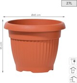 thumbnail of Prosperplast - TERRA 27L Blumentopf - 45x45x35cm in Terrakottafarbe