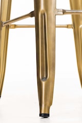 thumbnail of Décoshop26 - Stapelbarer Barhocker mit Fußstütze industrielles Fabrikdesign goldfarbenes Metall 10_0000073