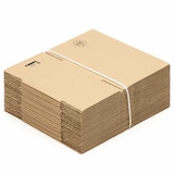 thumbnail of 150 x Faltkartons 200x150x150 mm - Versandkarton braun 1 wellig - Faltschachteln