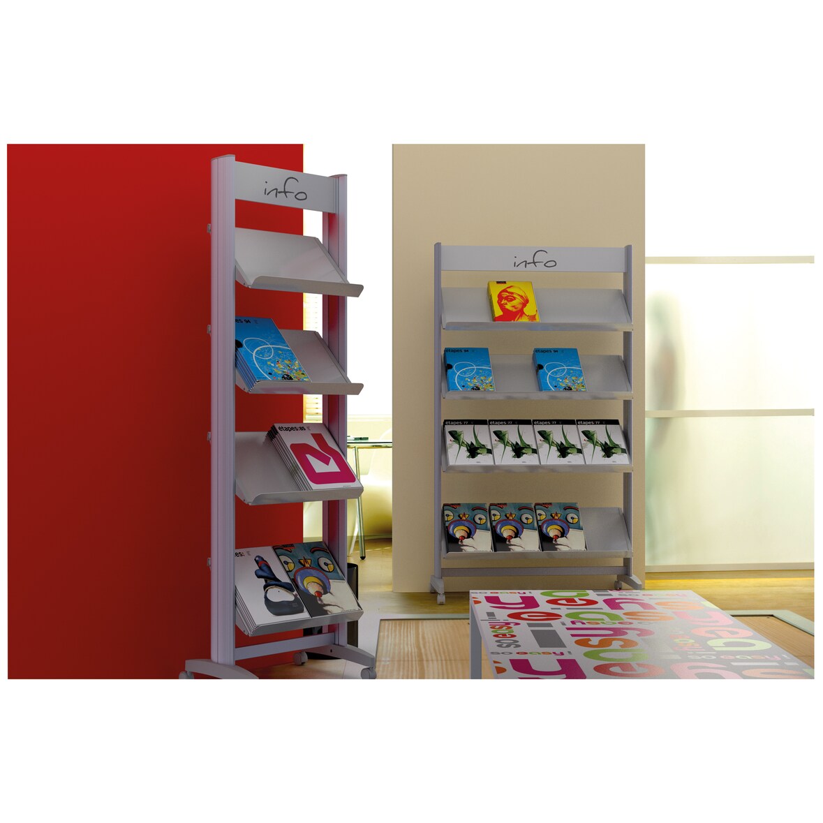 Paperflow Prospektständer 16.A4TM.35 Metall