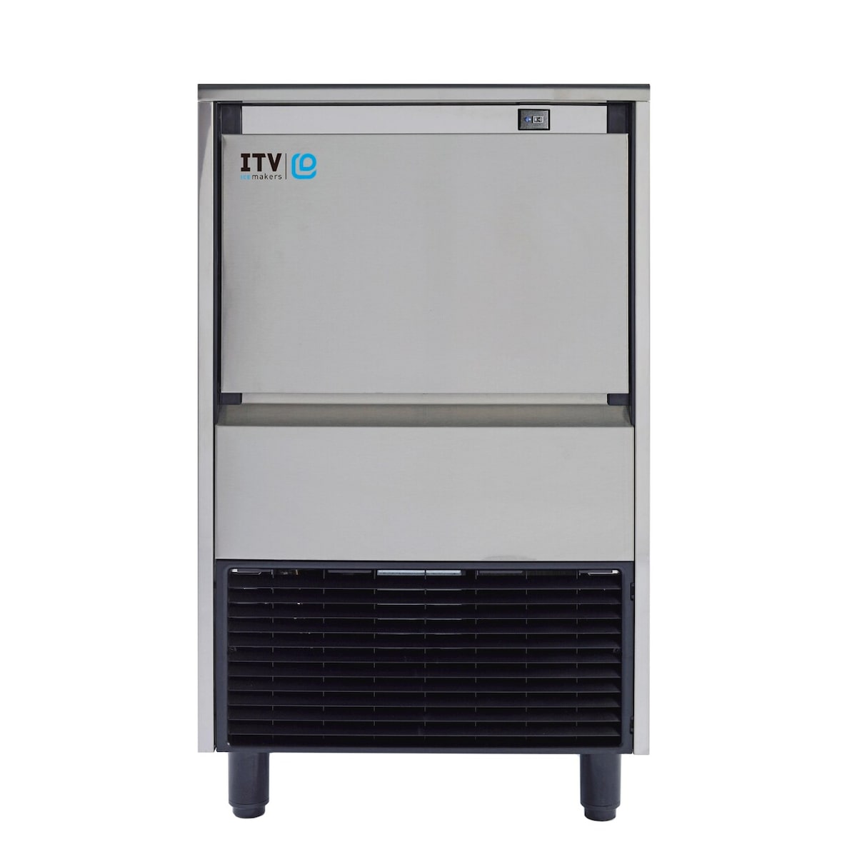 Máquina de gelo por injeção - Prod. (24H): 150kg - AR refrigerado - Cubos de gelo completos 40 g